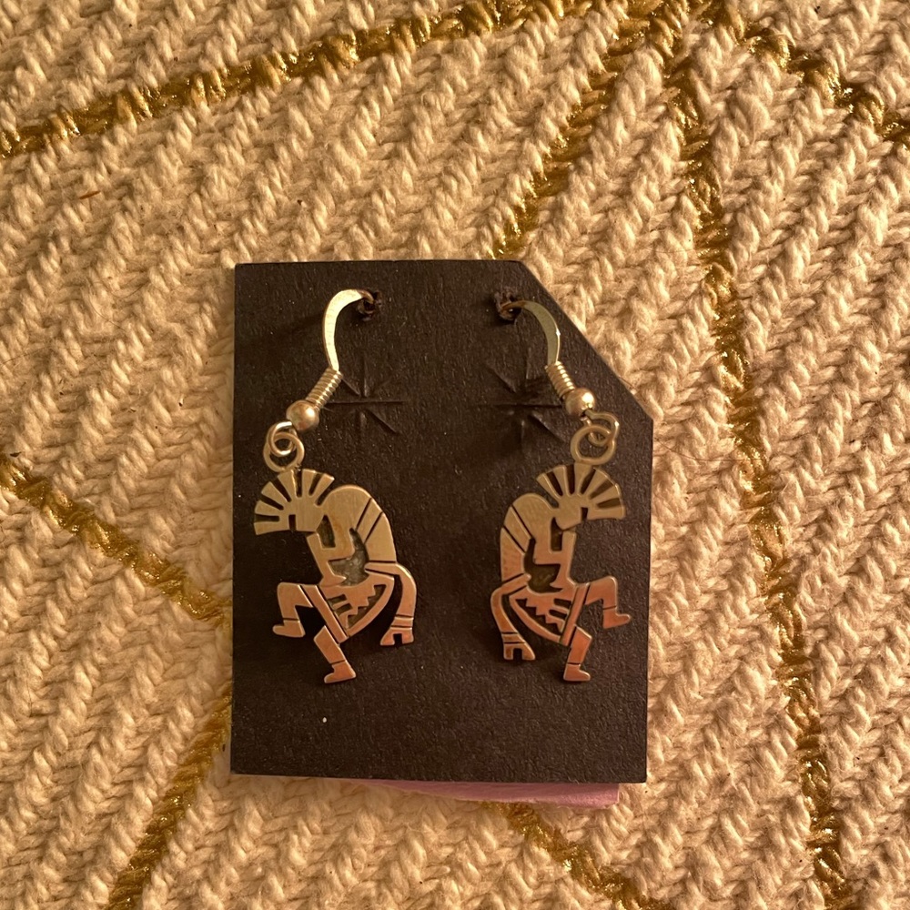 New Sterling silver “Dancing / music man” earrings
